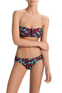 Раздельный купальник бандо, мультиколор, от премиум бренда Touche. Роздільний купальник бандо, мультиколор від преміум бренду Touche.